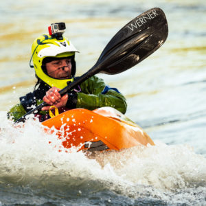 whitewater rafting kayak