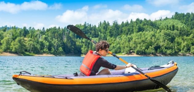 inflatable kayaking for workout