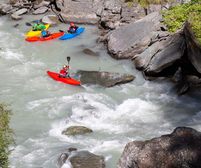 whitewater kayaking